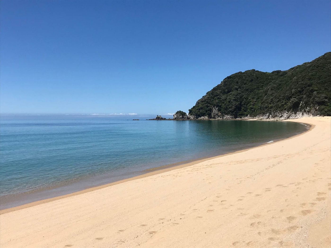 Beach along the Abel Tasman