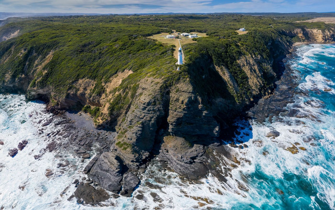 Aerial-View-of-Cape-Otway-Lighthouse