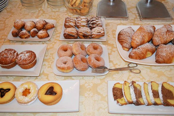 Italian breakfast spread