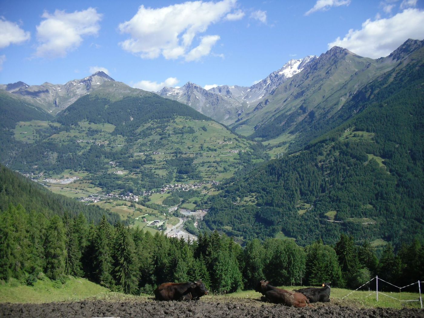 Aosta valley landscape-