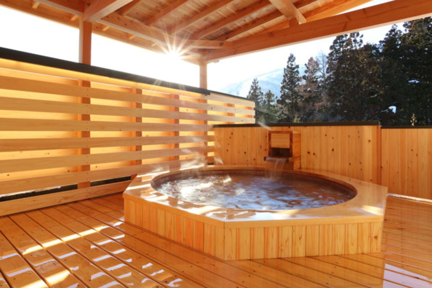 Bergtour Marukita Onsen Hakuba Japan Shio No Michi