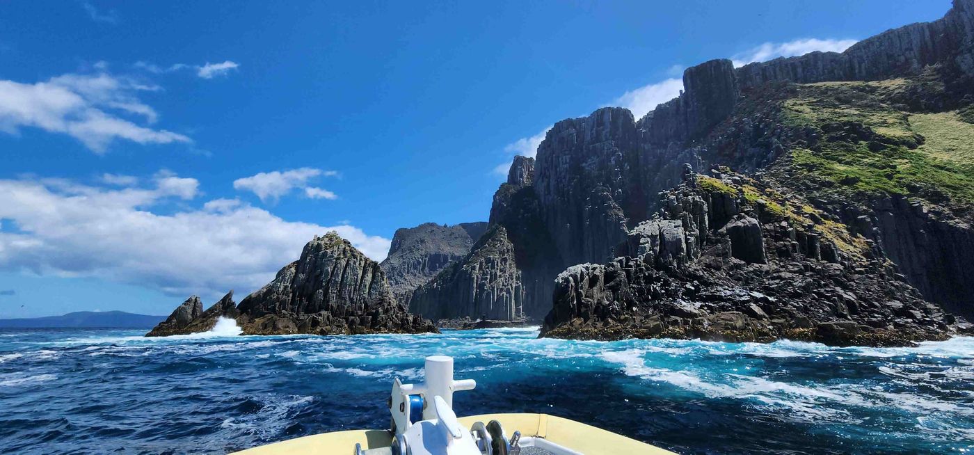 Boat on Cape Pillar