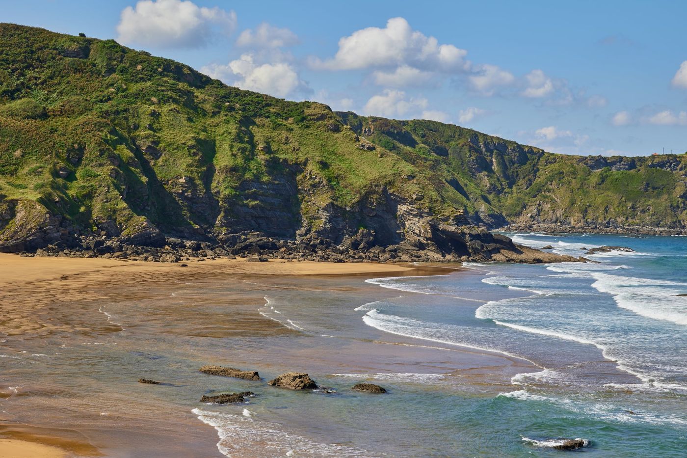 View,Of,The,Cantabrian,Sea,And,The,Rocky,Steep,Coast