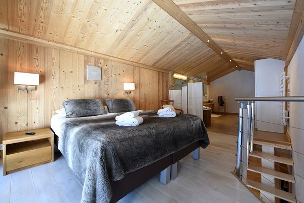 Chalet Hôtel La Chemenaz les contamines bedroom 2