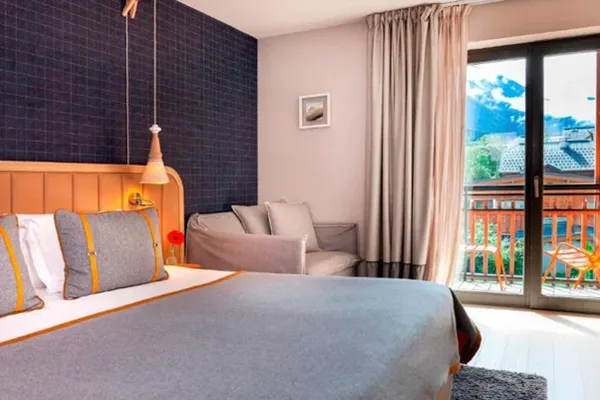 Chamonix Heliopic Hotel room