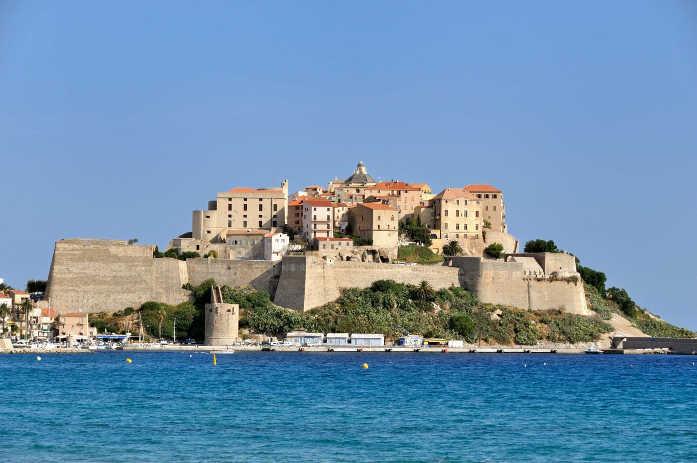 City of Calvi from Sea Corsica