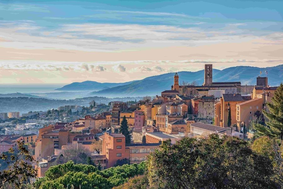 City of Grasse in French Riviera