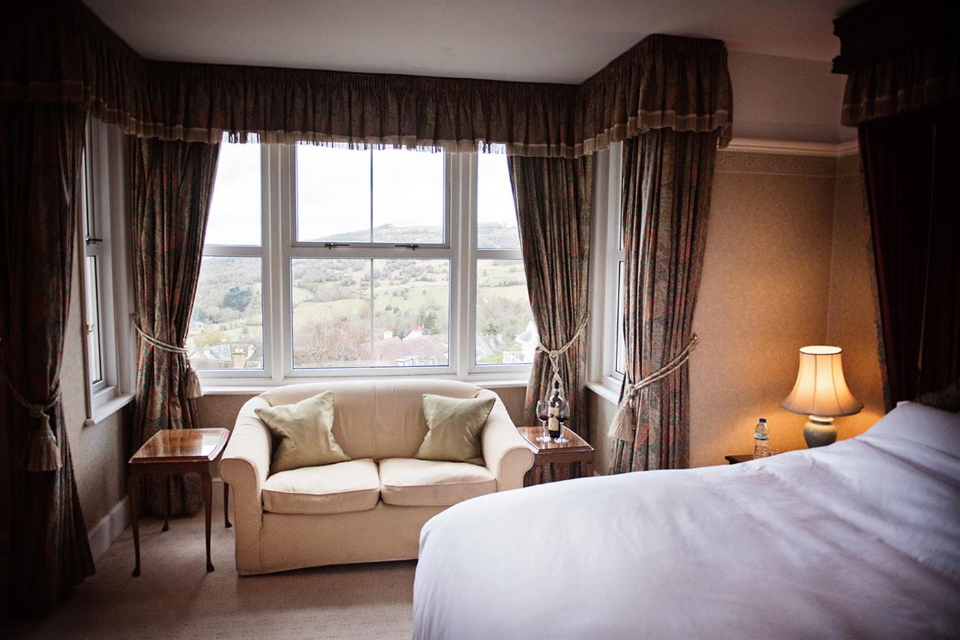 Cleevehill-Hotel-Bedroom-view-over-countryside