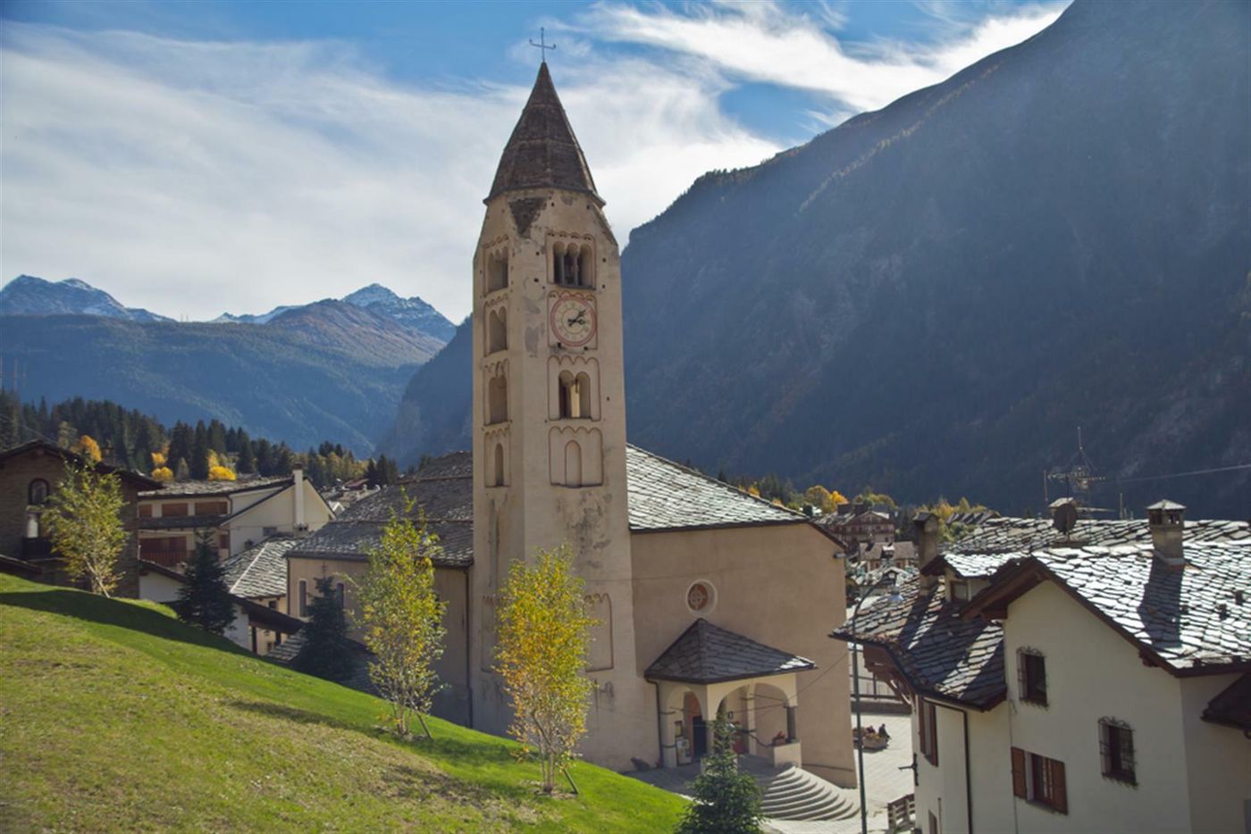 Courmayeur on the Tour du Mont Blanc
