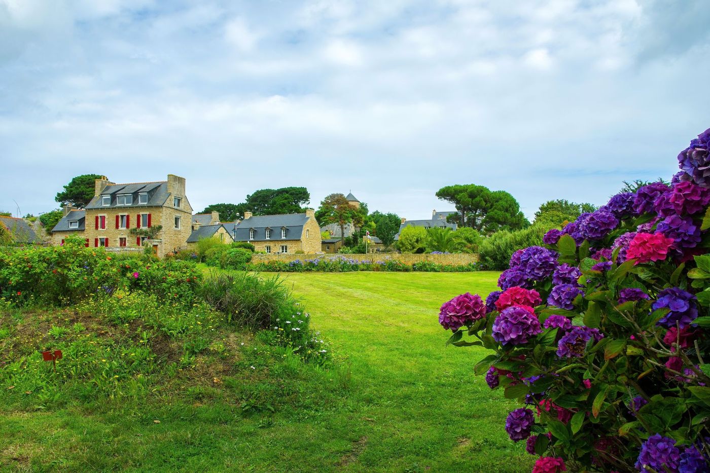 Garden Bréhat Island Brittany France supplied by Shutterstock
