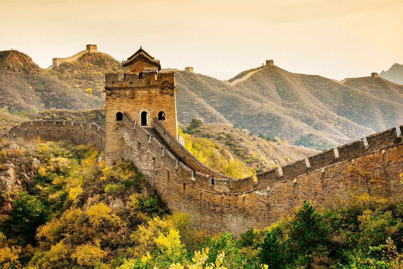 Great Wall of China in October