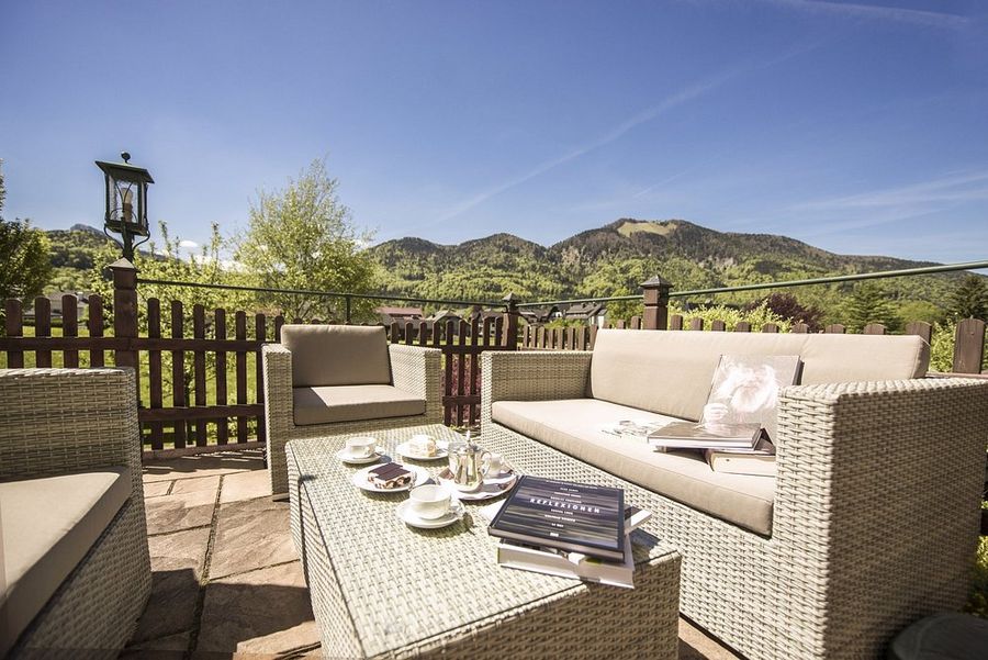 Hotel Garni Haus Sonnleitn outdoor dining