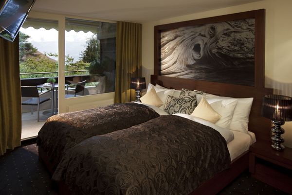 Hotel bären room sigriswil Lake Thun Switzerland