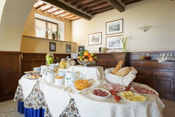 Typical continental breakfast