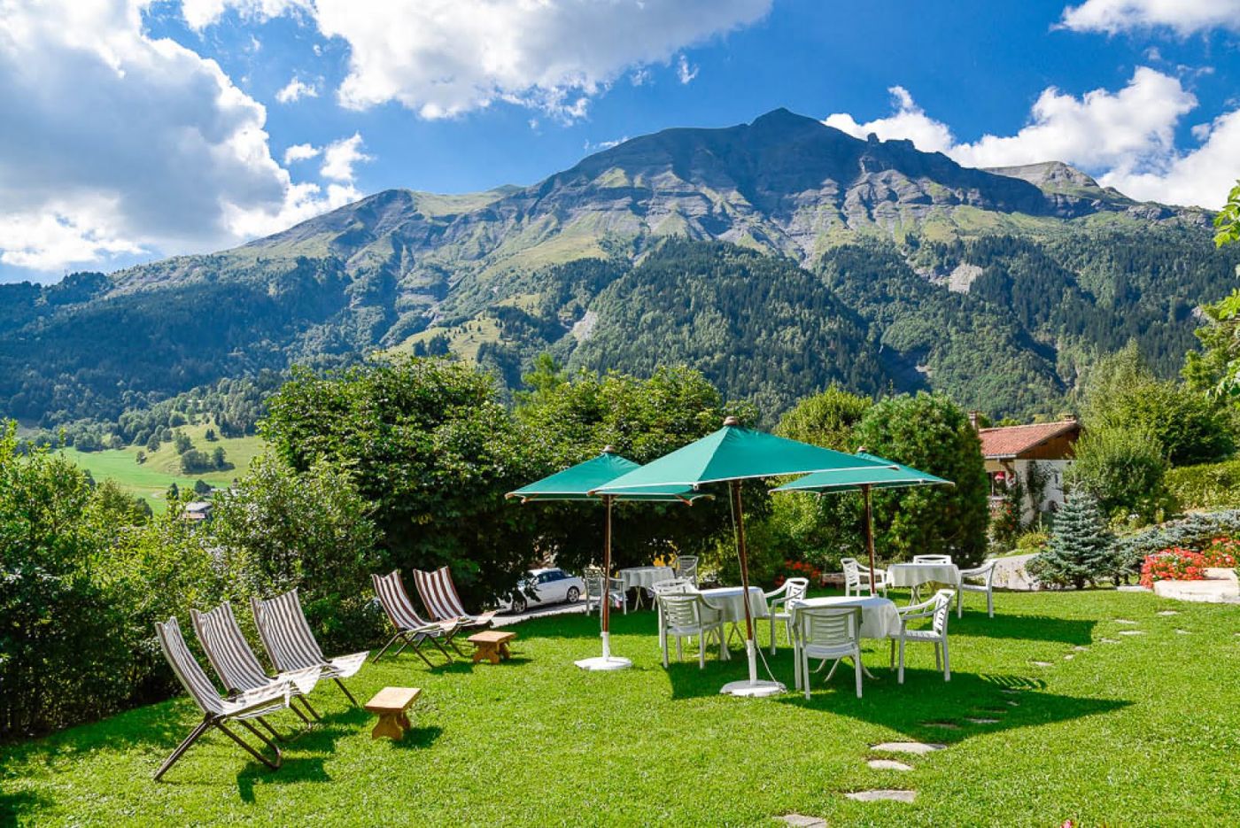 Garden at Hotel Gai Soleil