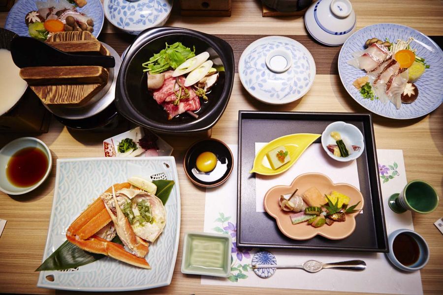 Kumano Kodo Dinner at night