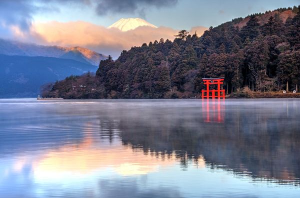 Lake Ashi Mnt Fuji view Hakone