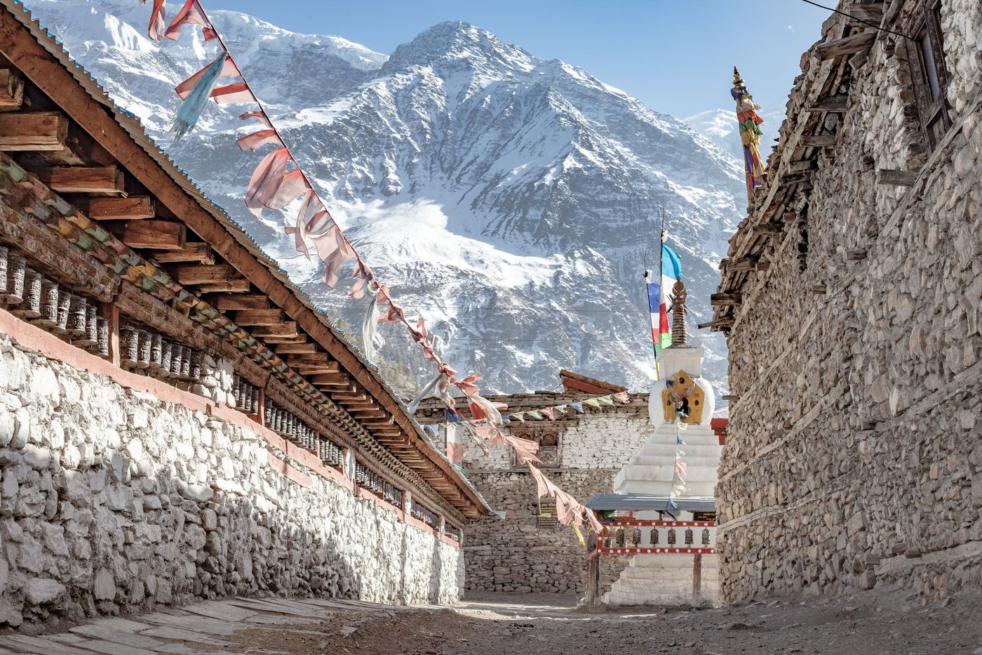 Himalayan,View,From,Manang,,Nepal