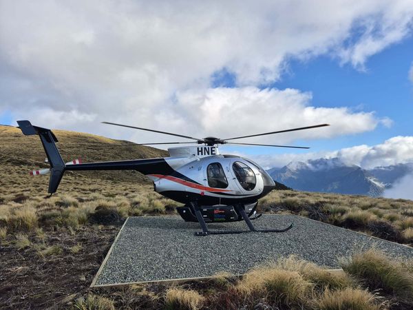 New Luxmore Helipad for Kepler Helihike