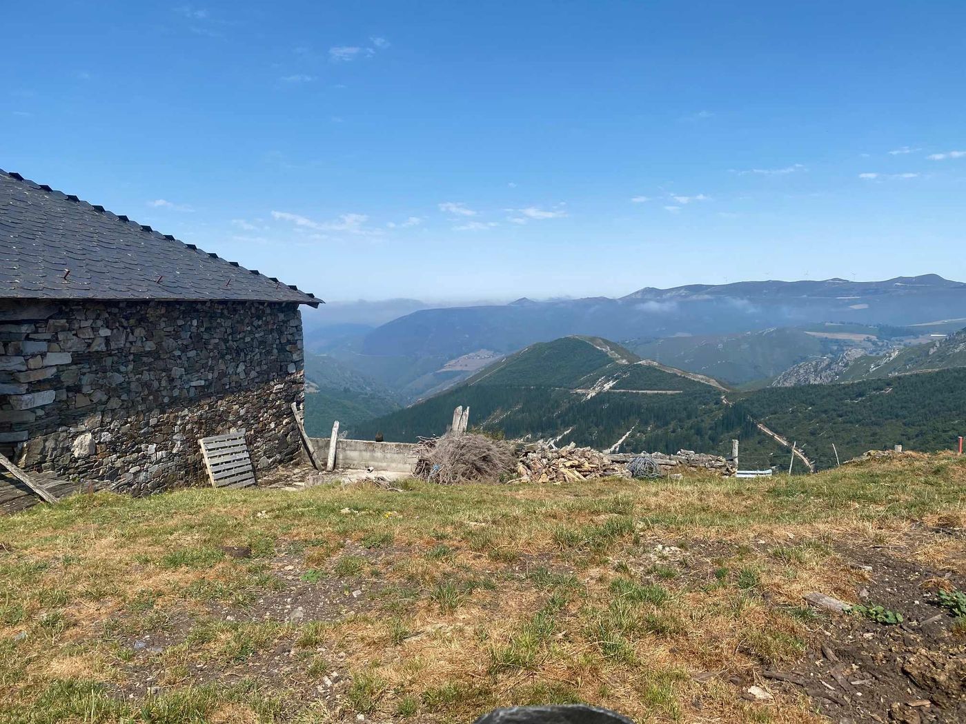 Old Building big view camino Primitivo
