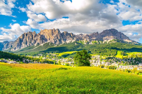 Panorama of Cortina d'Ampezzo - Dolomites