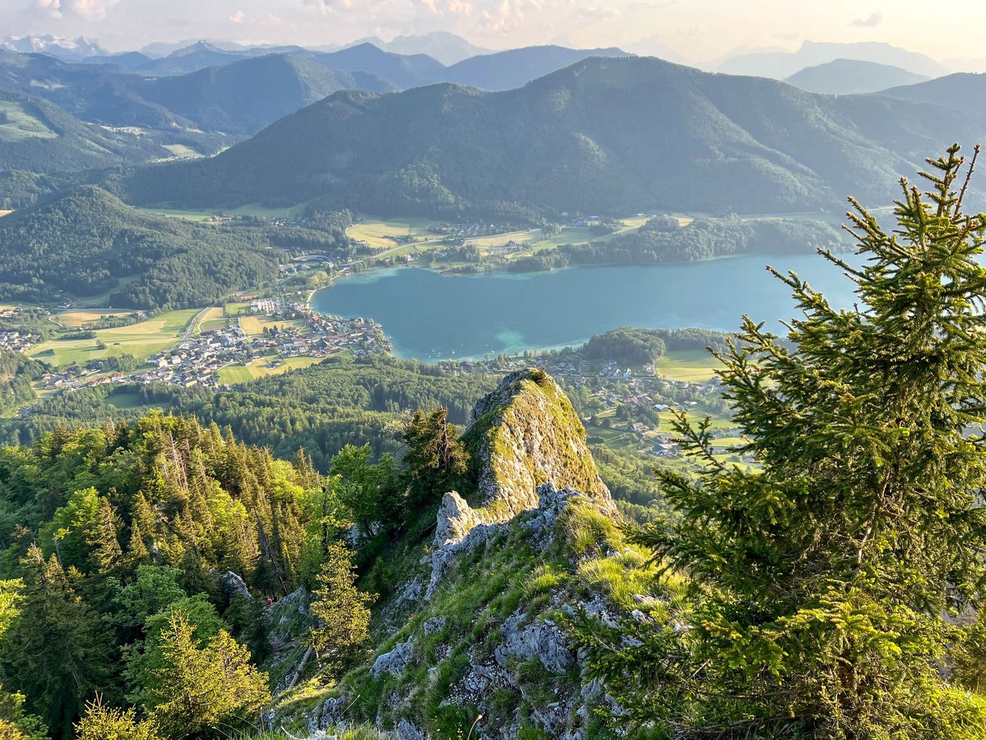 Panoramic view of Lake Fuschl (Fuschlsee) - supplied by Eurohike