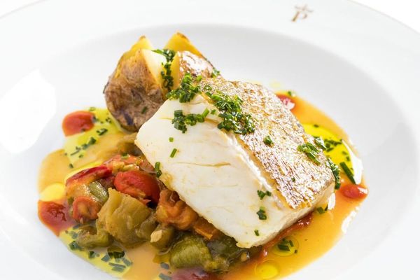 Parador de Pontevedra meal.