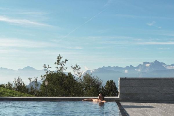 Rigi Kaltbad Hotel Pool Switzerland