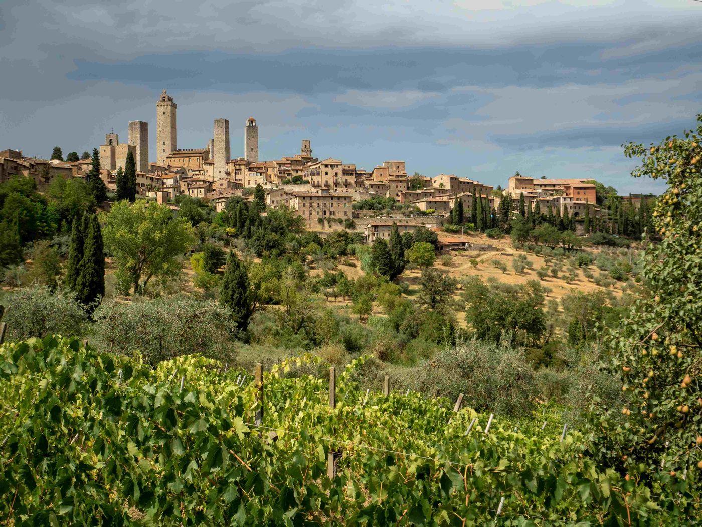 San Gimignano, Province of Siena, Italy walking