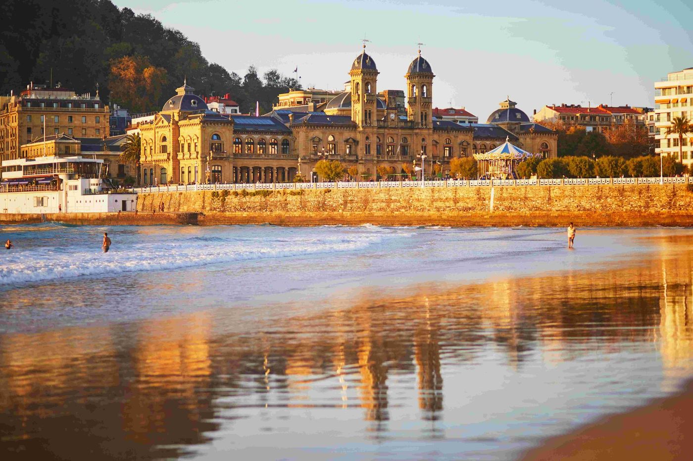 San Sebastian beach view