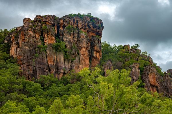 Sandstone cliffs of the Burrungkuy (Nourlangie) in Kakadu National Park, Northern Territory, Australia
