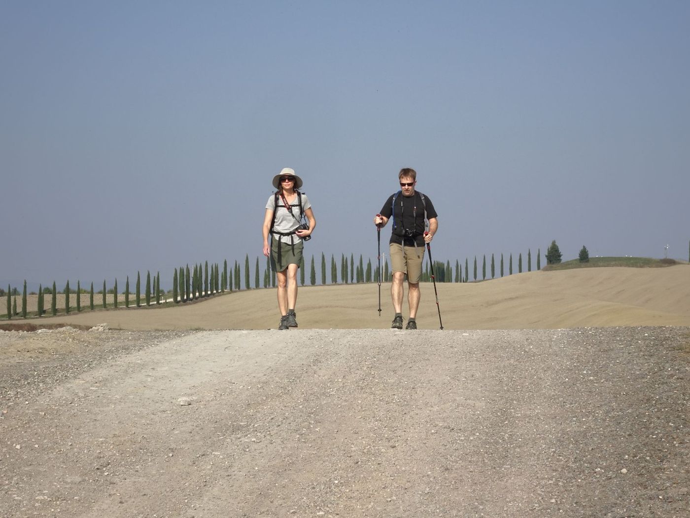 Siena-Buonconvento walkers
