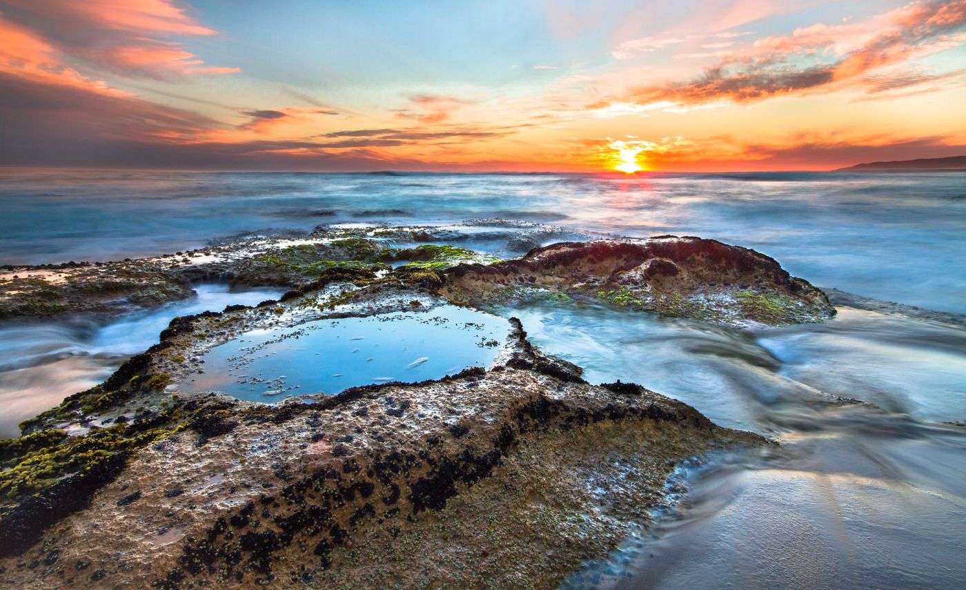 Sunset-Tidepools-at-Johanna-Beach