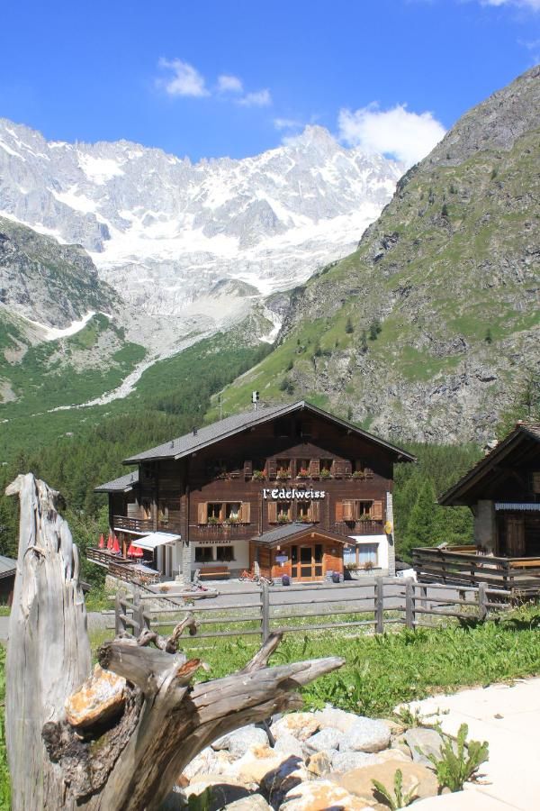 The Edelweiss Hotel la fouly outside