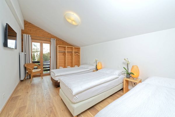 The Edelweiss Hotel la fouly twin room