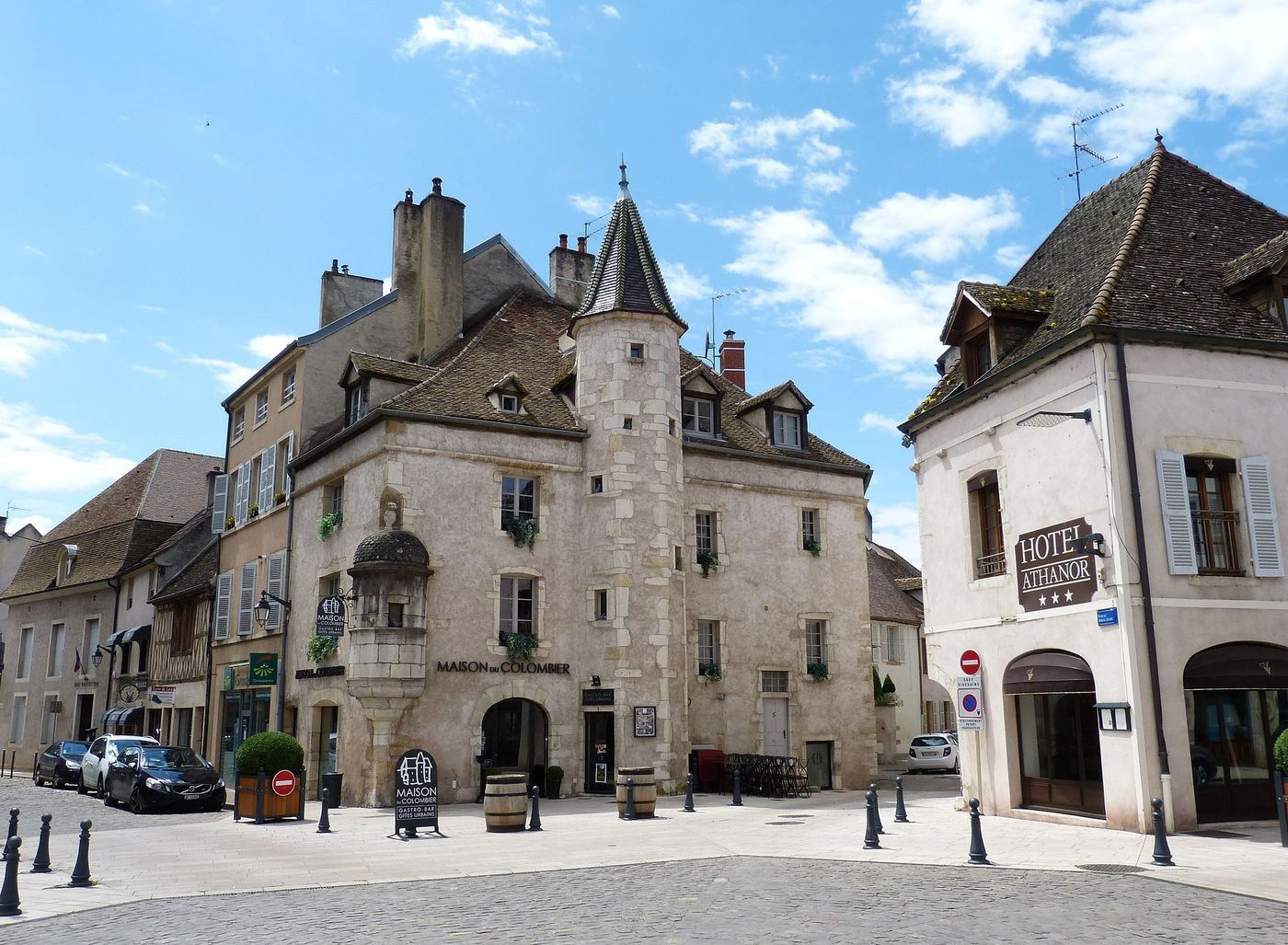 The Town in Burgundy France - supplied by Walk Inn