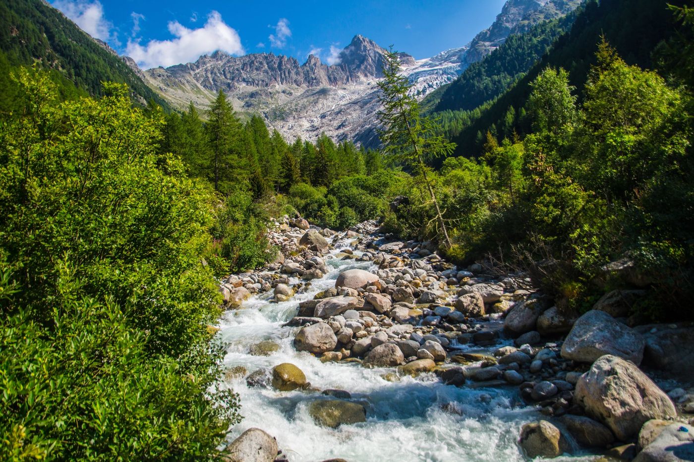 A Beautiful,View,Of,Trient,In,Haute,Savoie,In,Switzerland
