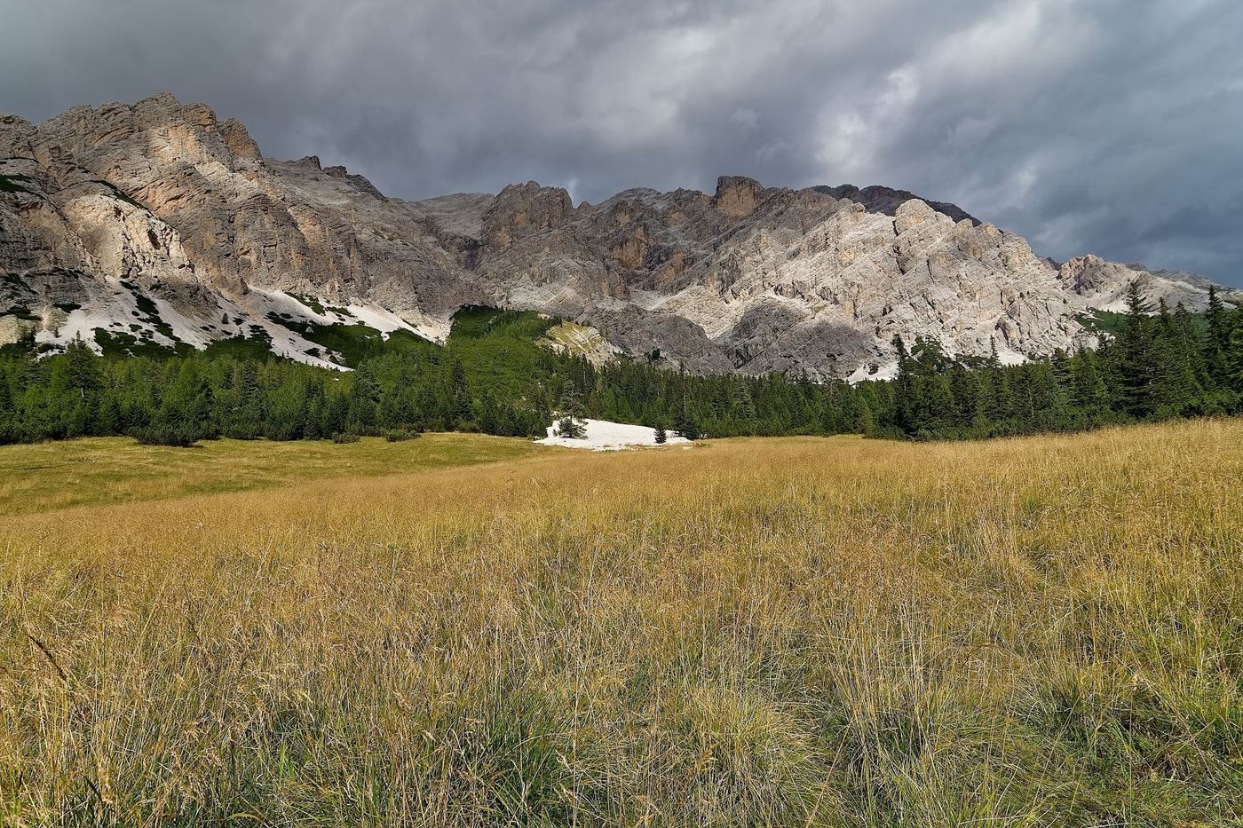 View from Val Padeon Dolomites