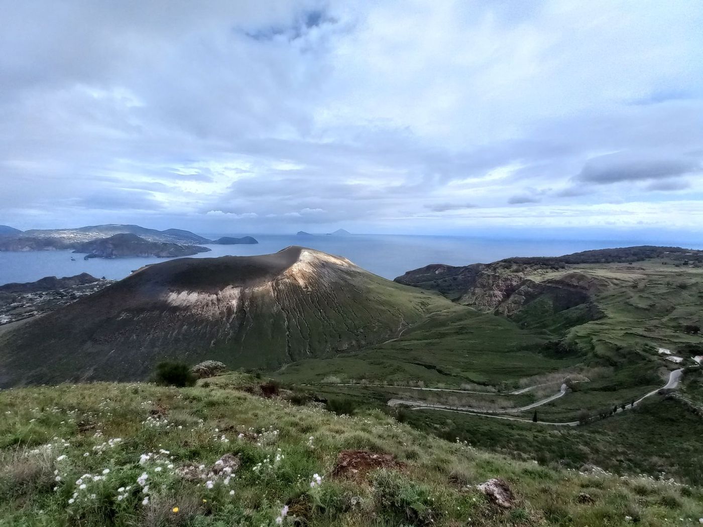 Vulcano view in Sicily