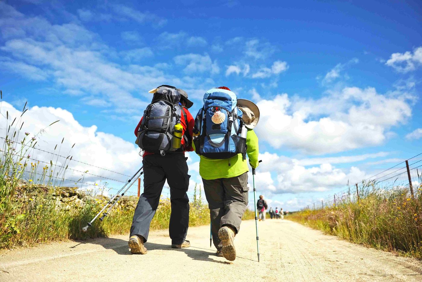 Walkers on Primitivo Camino a