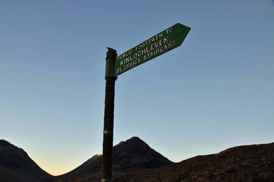 West Highland Way signage