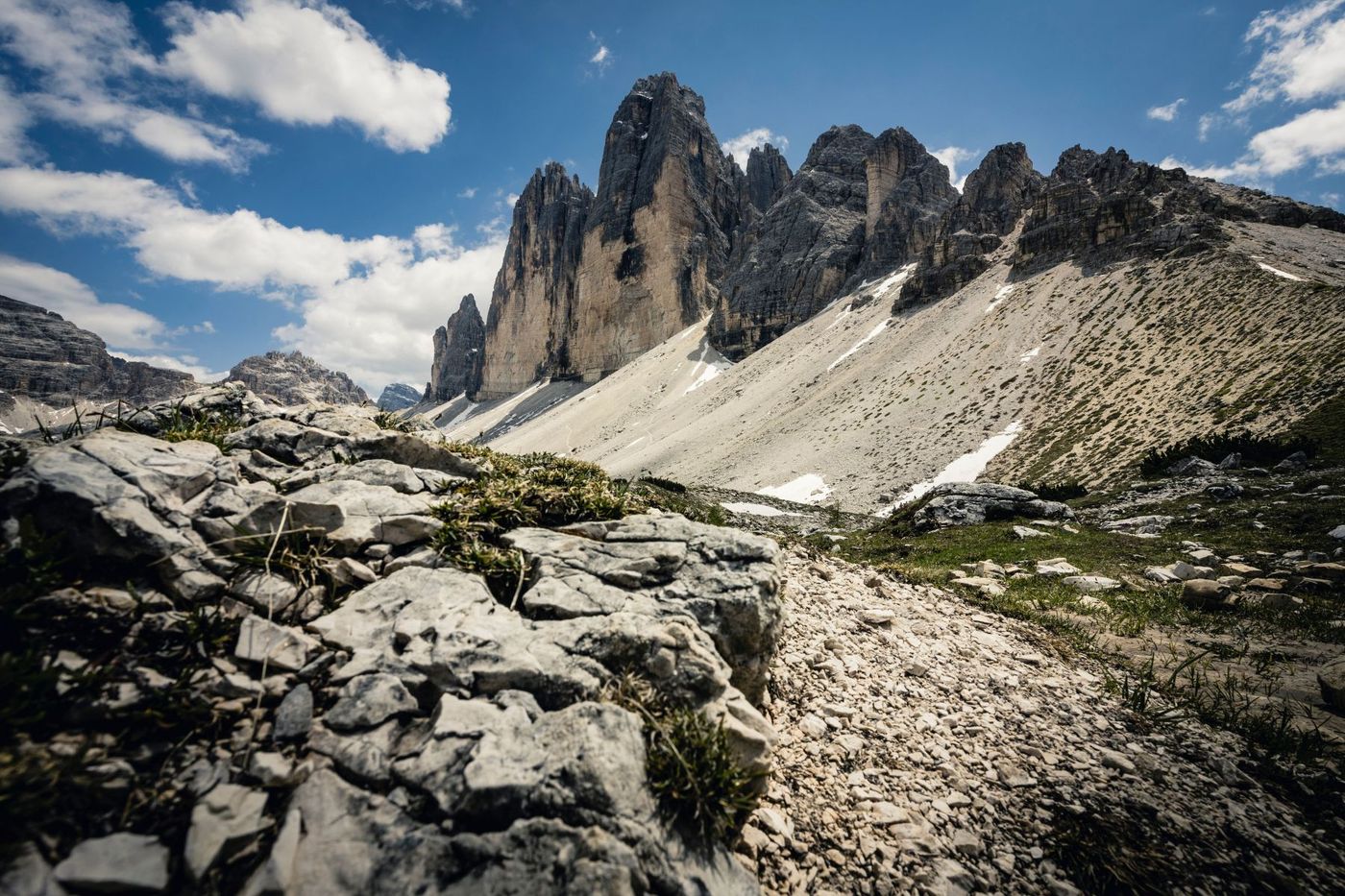 Wonderful View of Three Peaks Dolomites