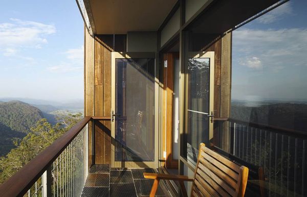 binna burra sky lodge balcony