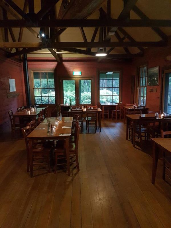 corinna dining room Tarkine accommdation