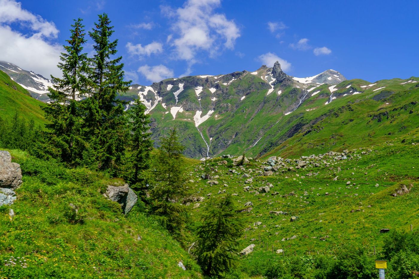 hiking in the austrian Alps near mittersill