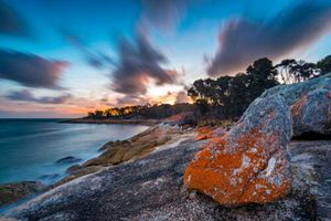 Trousers Point on Flinders Island, Tasmania