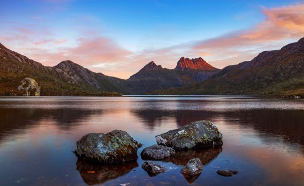 Cradle Mountain at dusk