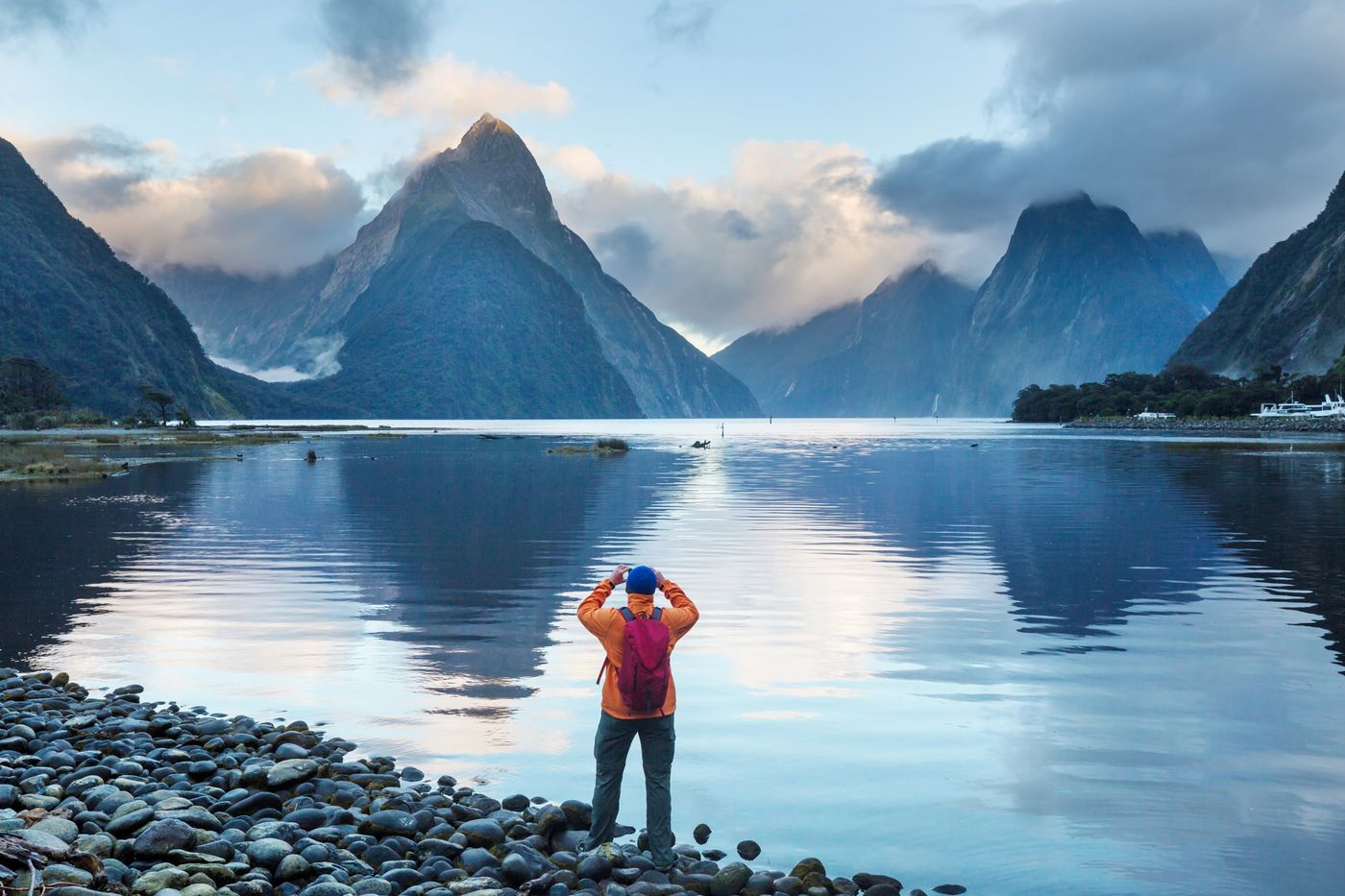 Amazing,Natural,Landscapes,In,Milford,Sound,,Fiordland,National,Park,,New