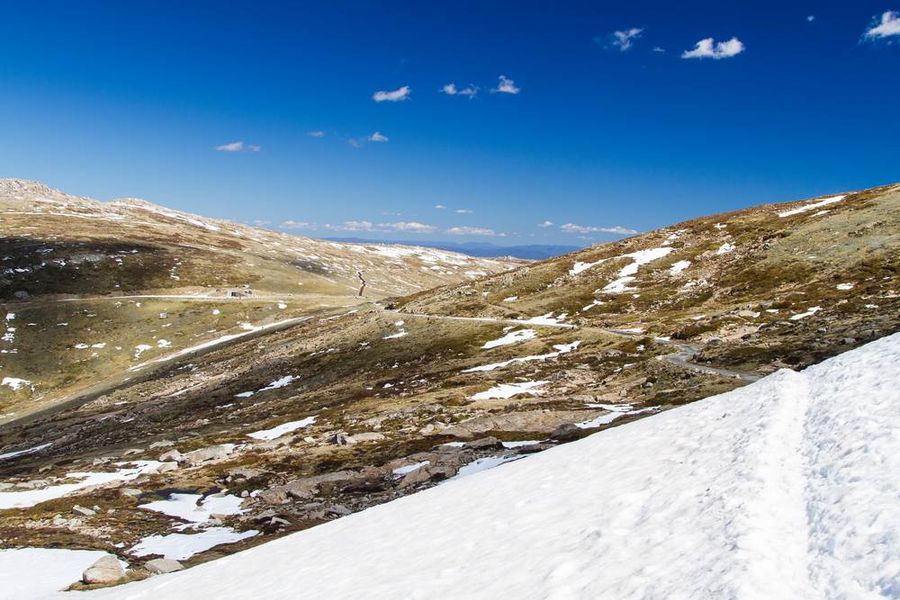 snowy mountains walks